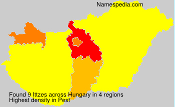 Surname Ittzes in Hungary Surname Ittzes in Hungary