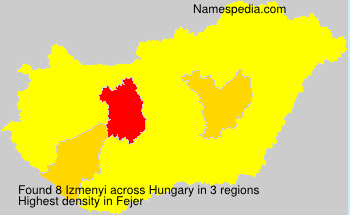 Surname Izmenyi in Hungary Surname Izmenyi in Hungary
