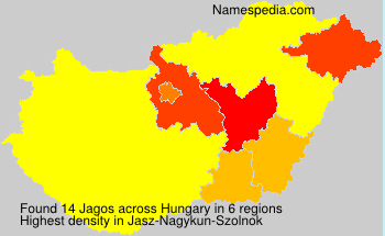 Surname Jagos in Hungary