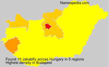 Surname Jakabffy in Hungary Surname Jakabffy in Hungary