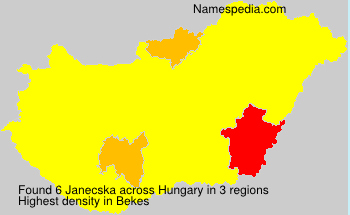 Surname Janecska in Hungary Surname Janecska in Hungary