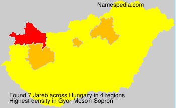 Surname Jareb in Hungary Surname Jareb in Hungary