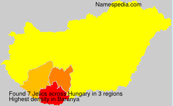 Surname Jelics in Hungary Surname Jelics in Hungary