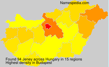 Surname Jeney in Hungary Surname Jeney in Hungary