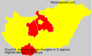 Surname Jermann in Hungary Surname Jermann in Hungary