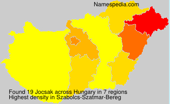 Surname Jocsak in Hungary Surname Jocsak in Hungary
