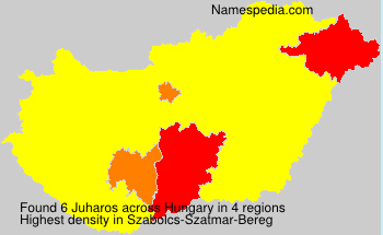 Surname Juharos in Hungary Surname Juharos in Hungary