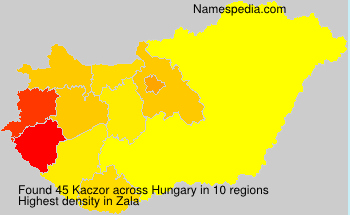 Surname Kaczor in Hungary Surname Kaczor in Hungary