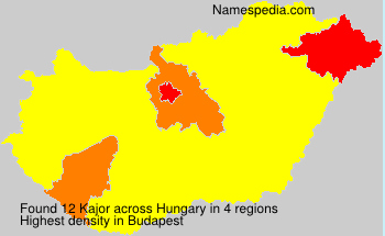 Surname Kajor in Hungary Surname Kajor in Hungary