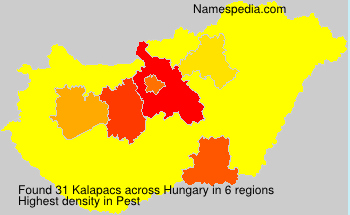 Surname Kalapacs in Hungary Surname Kalapacs in Hungary