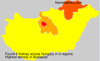 Surname Kalnay in Hungary Surname Kalnay in Hungary