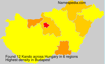 Surname Kando in Hungary Surname Kando in Hungary