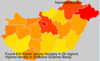 Surname Kantor in Hungary Surname Kantor in Hungary