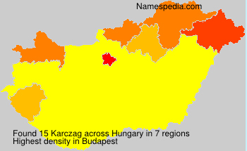 Surname Karczag in Hungary Surname Karczag in Hungary