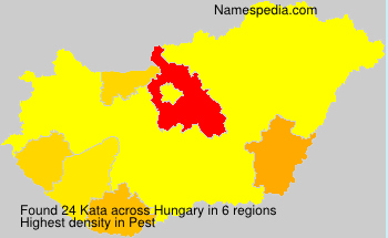Surname Kata in Hungary Surname Kata in Hungary