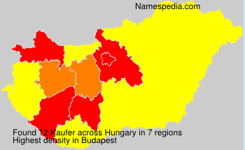 Surname Kaufer in Hungary Surname Kaufer in Hungary
