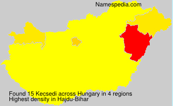 Surname Kecsedi in Hungary Surname Kecsedi in Hungary