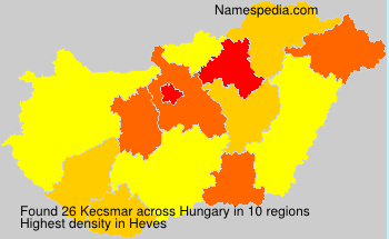 Surname Kecsmar in Hungary Surname Kecsmar in Hungary