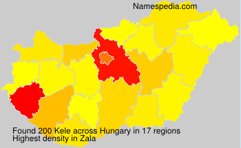 Surname Kele in Hungary Surname Kele in Hungary