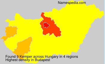 Surname Kemper in Hungary Surname Kemper in Hungary