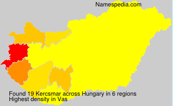 Surname Kercsmar in Hungary Surname Kercsmar in Hungary