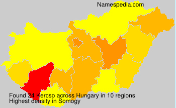 Surname Kercso in Hungary Surname Kercso in Hungary