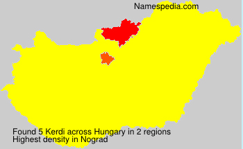 Surname Kerdi in Hungary Surname Kerdi in Hungary