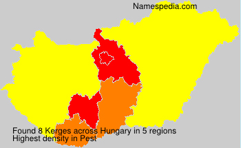 Surname Kerges in Hungary Surname Kerges in Hungary