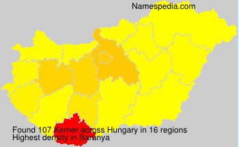 Surname Kerner in Hungary Surname Kerner in Hungary