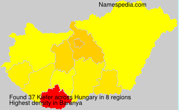 Surname Kiefer in Hungary Surname Kiefer in Hungary