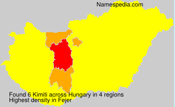 Surname Kimiti in Hungary Surname Kimiti in Hungary