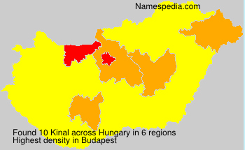 Surname Kinal in Hungary Surname Kinal in Hungary