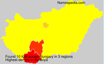 Surname Kittl in Hungary