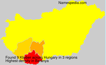 Surname Klieber in Hungary Surname Klieber in Hungary