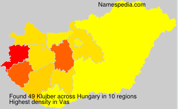 Surname Klujber in Hungary Surname Klujber in Hungary