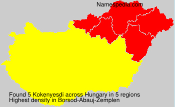 Surname Kokenyesdi in Hungary Surname Kokenyesdi in Hungary