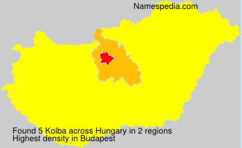 Surname Kolba in Hungary Surname Kolba in Hungary