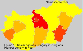 Surname Kolcsar in Hungary Surname Kolcsar in Hungary