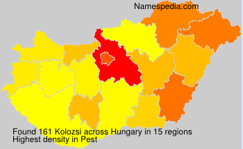 Surname Kolozsi in Hungary Surname Kolozsi in Hungary