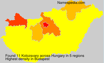 Surname Kolozsvary in Hungary Surname Kolozsvary in Hungary