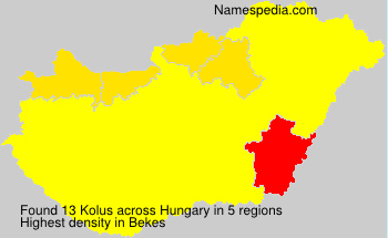 Surname Kolus in Hungary Surname Kolus in Hungary
