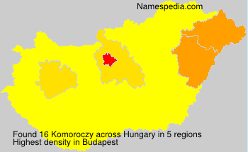 Surname Komoroczy in Hungary Surname Komoroczy in Hungary