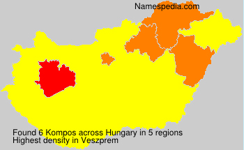 Surname Kompos in Hungary Surname Kompos in Hungary
