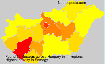 Surname Kosaras in Hungary Surname Kosaras in Hungary