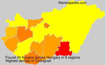 Surname Kovecs in Hungary Surname Kovecs in Hungary