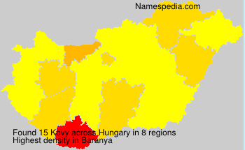 Surname Kovy in Hungary Surname Kovy in Hungary