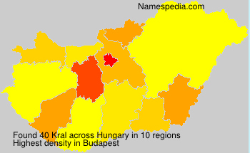 Surname Kral in Hungary Surname Kral in Hungary