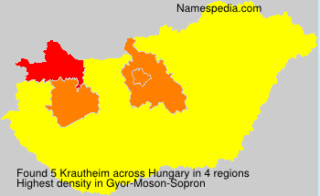 Surname Krautheim in Hungary Surname Krautheim in Hungary