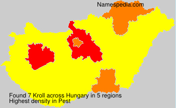 Surname Kroll in Hungary Surname Kroll in Hungary