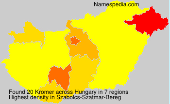 Surname Kromer in Hungary Surname Kromer in Hungary